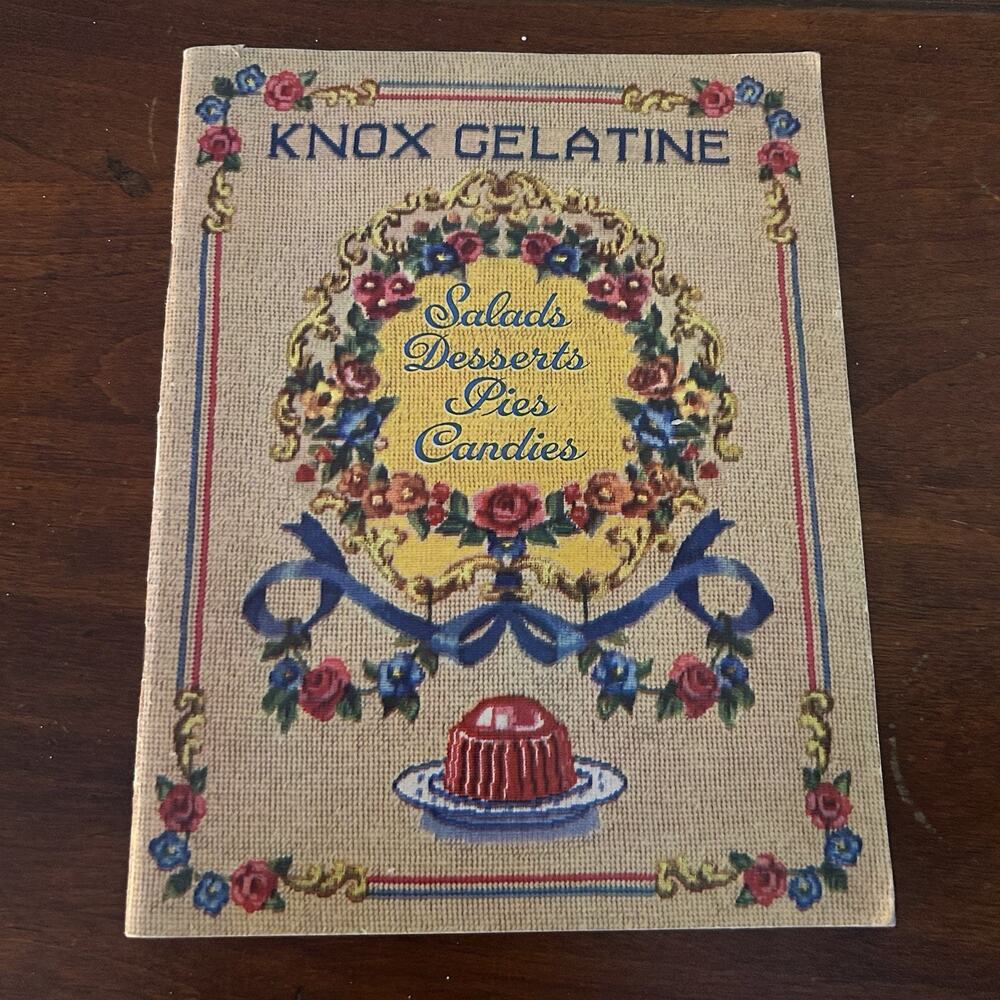 Vintage 1943 Knox Gelatine Promotional Cookbook